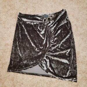 Urban Outfitters Velvet Mini Skirt Womens XL